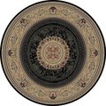 Concord Global Trading Concord Global 65239 7 ft. 10 in. Ankara Chateau - Round; Black 65239